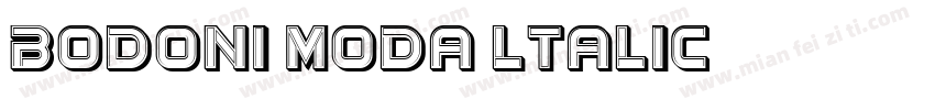 bodoni moda ltalic字体转换